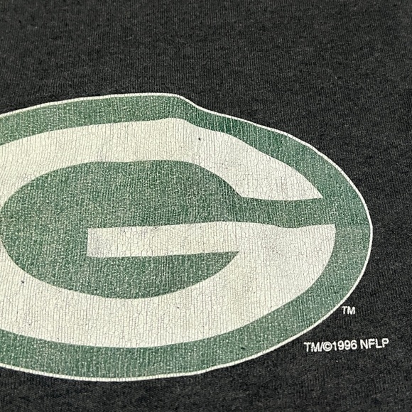 Vintage 90s Green Bay Packers NFL Football Sports 1990s Crewneck Tee Tshirt - Picture 3 of 6